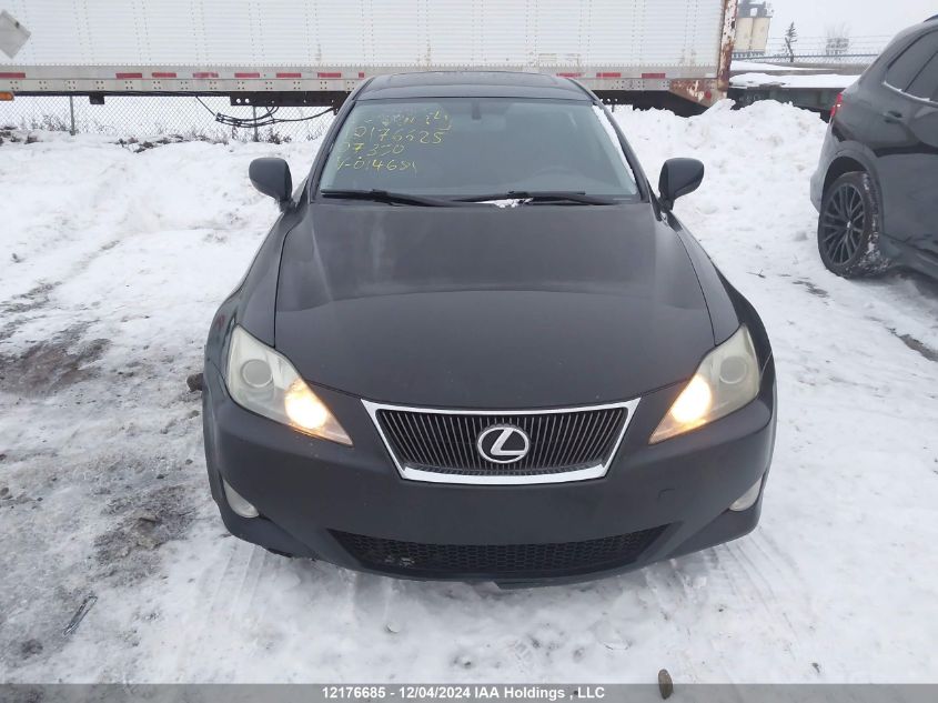 2007 Lexus Is 350 VIN: JTHBE262575014681 Lot: 12176685