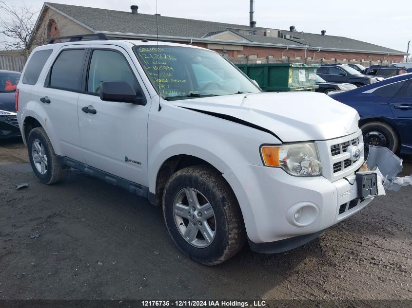 2011 Ford Escape Hybrid VIN: 1FMCU4K38BKB05999 Lot: 12176735