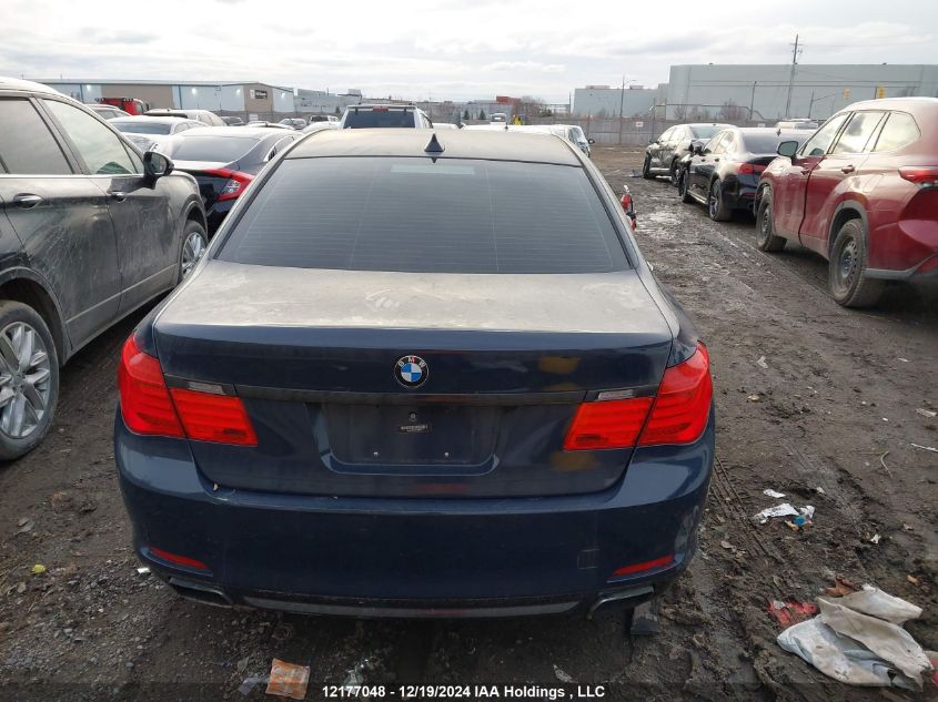 2012 BMW 7 Series VIN: WBAKC6C59CC396634 Lot: 12177048