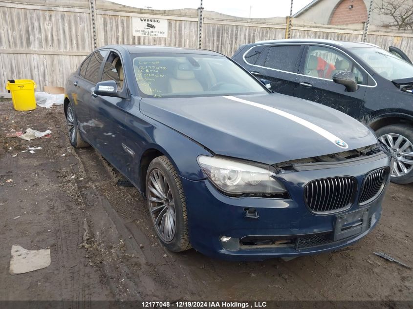 2012 BMW 7 Series VIN: WBAKC6C59CC396634 Lot: 12177048