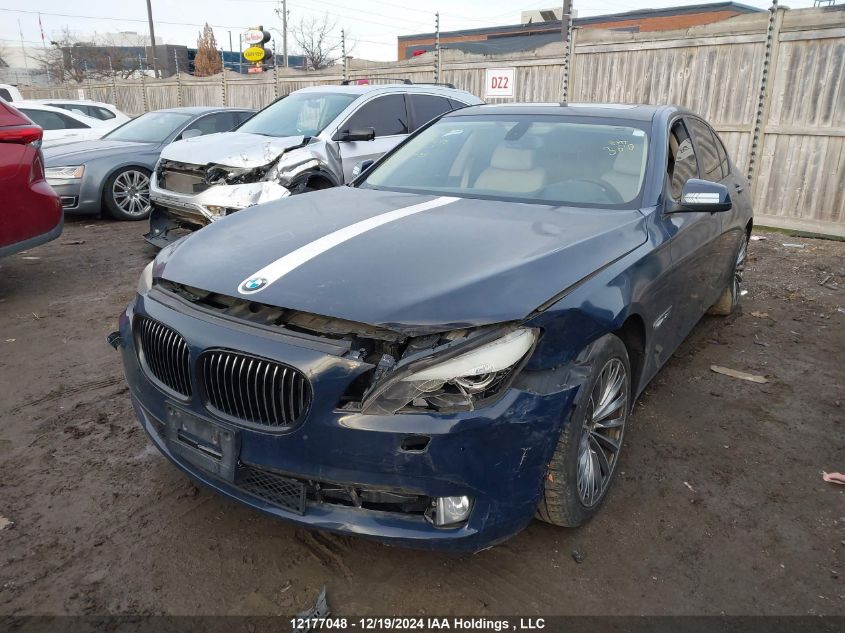 2012 BMW 7 Series VIN: WBAKC6C59CC396634 Lot: 12177048