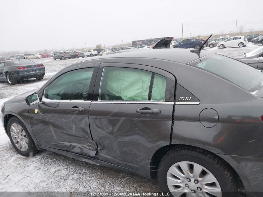 2014 Chrysler 200 Lx VIN: 1C3CCBAB7EN171018 Lot: 12177081