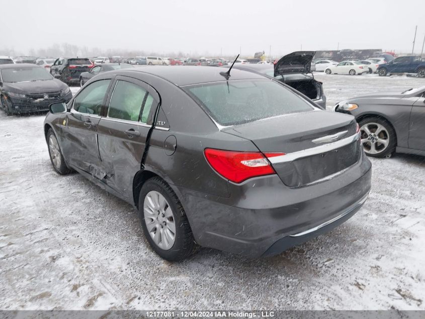 2014 Chrysler 200 Lx VIN: 1C3CCBAB7EN171018 Lot: 12177081