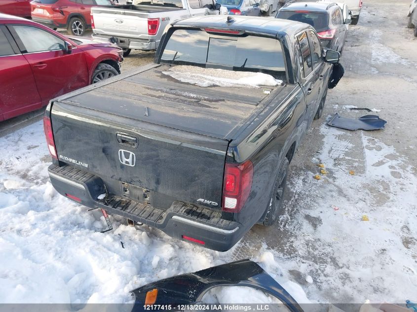 2019 Honda Ridgeline VIN: 5FPYK3F51KB505395 Lot: 12177415