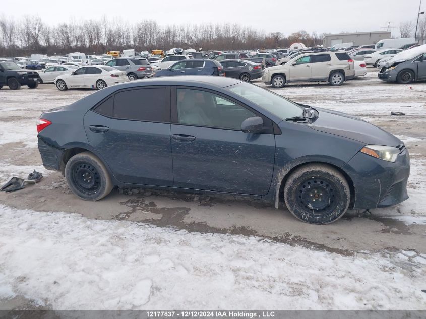 2016 Toyota Corolla Le VIN: 2T1BURHE5GC745201 Lot: 12177837