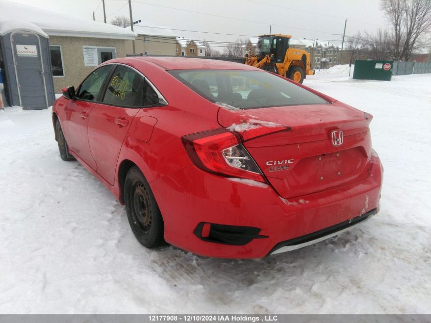 2021 Honda Civic Lx VIN: 2HGFC2F52MH006840 Lot: 12177908