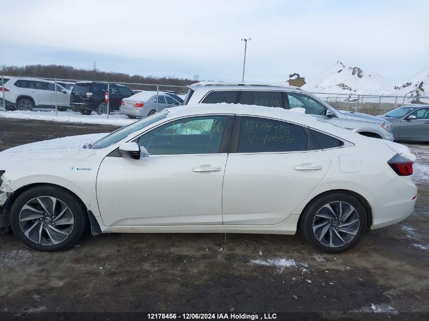 2019 Honda Insight Ex VIN: 19XZE4F59KE400572 Lot: 12178456