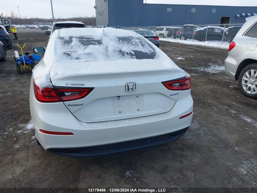 2019 Honda Insight Ex VIN: 19XZE4F59KE400572 Lot: 12178456