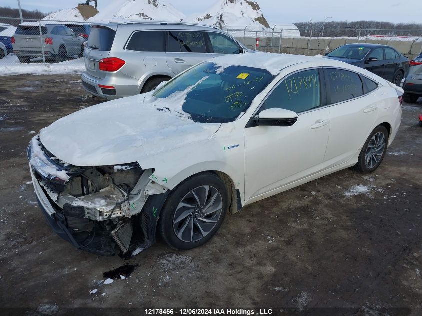 2019 Honda Insight Ex VIN: 19XZE4F59KE400572 Lot: 12178456