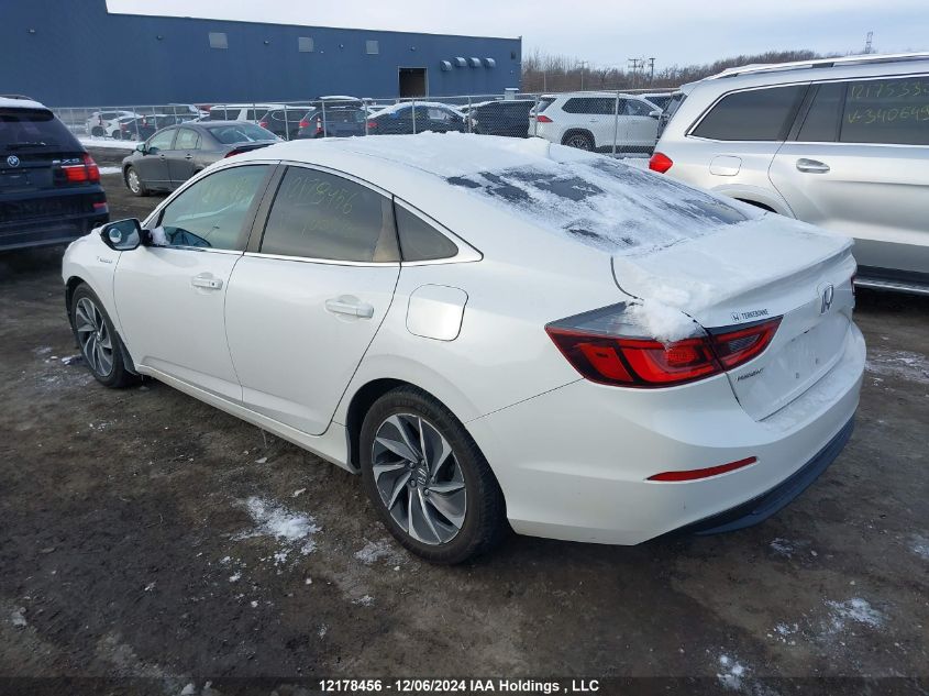 2019 Honda Insight Ex VIN: 19XZE4F59KE400572 Lot: 12178456