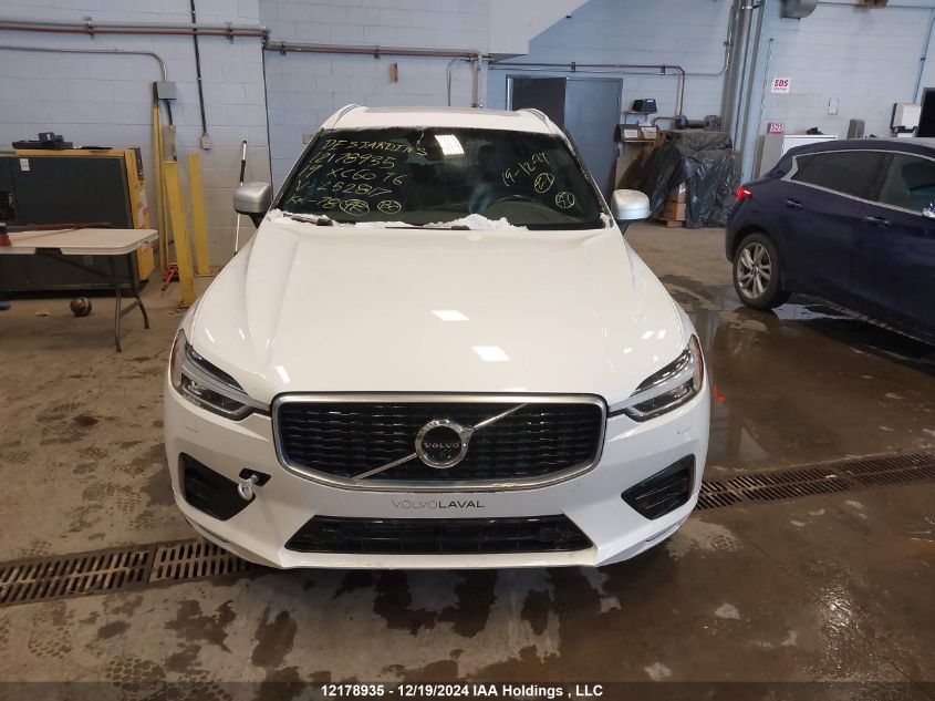 2019 Volvo Xc60 T6 R-Design VIN: YV4A22RMXK1252817 Lot: 12178935