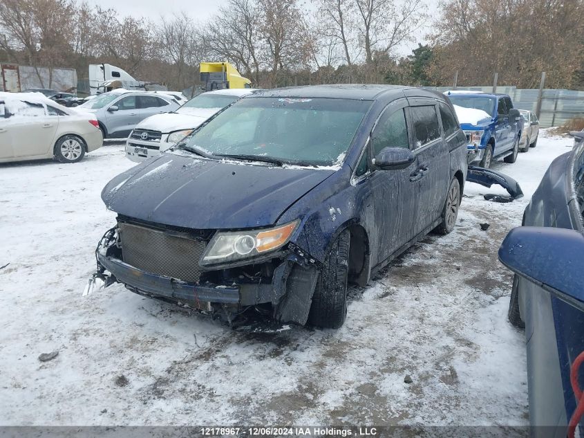 2015 Honda Odyssey Ex VIN: 5FNRL5H4XFB501376 Lot: 12178967