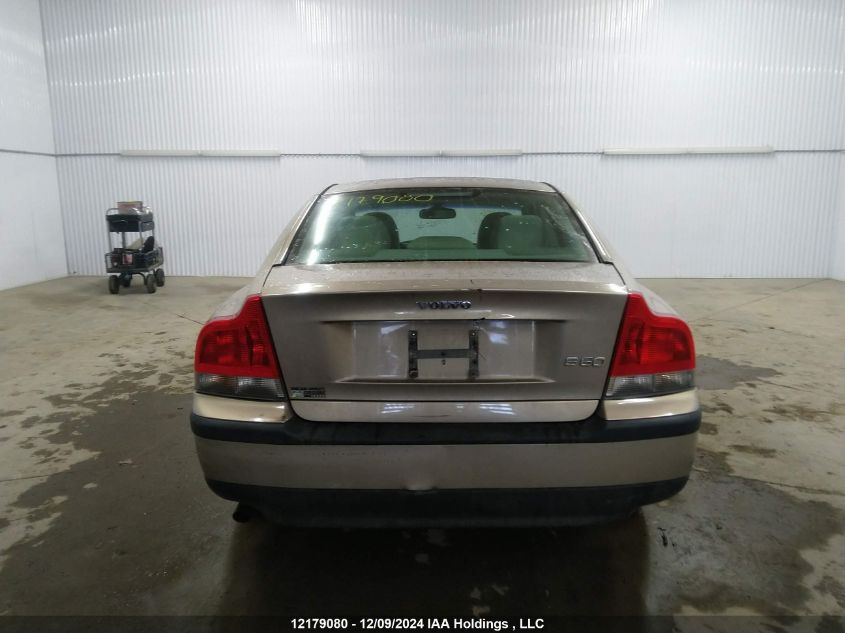 2002 Volvo S60 VIN: YV1RS61R722094851 Lot: 12179080