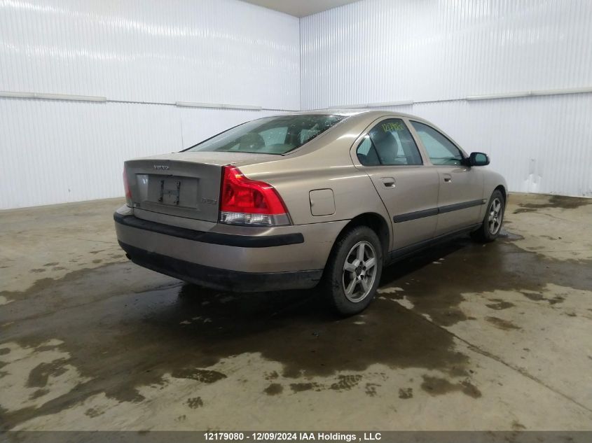 2002 Volvo S60 VIN: YV1RS61R722094851 Lot: 12179080