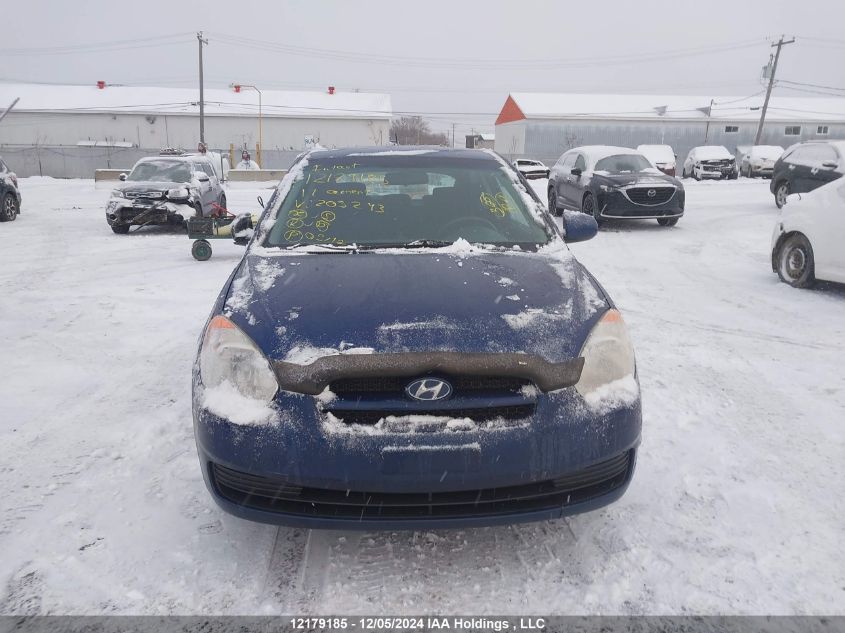 2011 Hyundai Accent VIN: KMHCN3BCXBU205243 Lot: 12179185