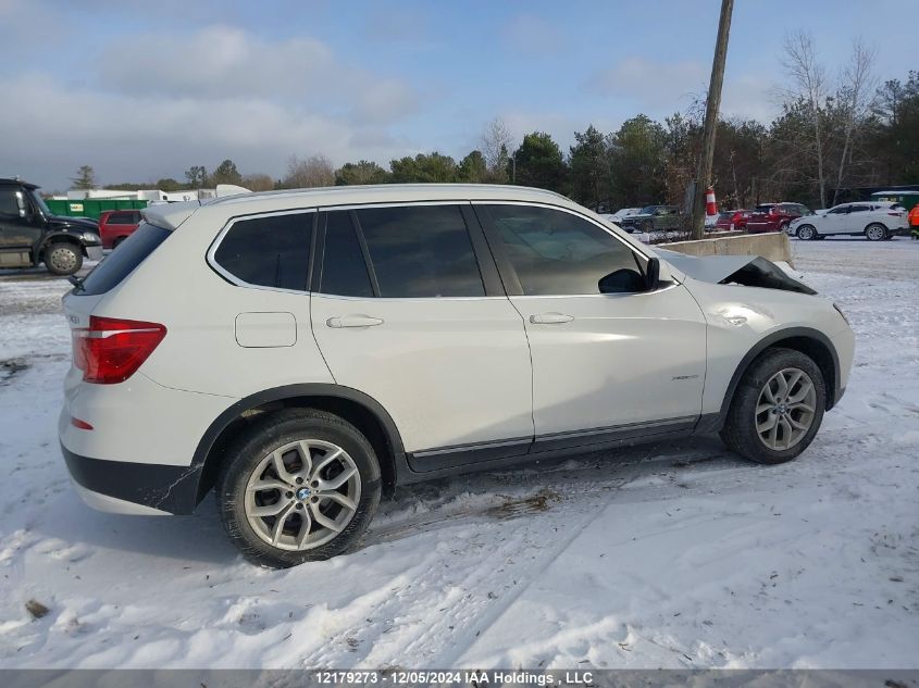 2014 BMW X3 VIN: 5UXWX9C59E0D41567 Lot: 12179273