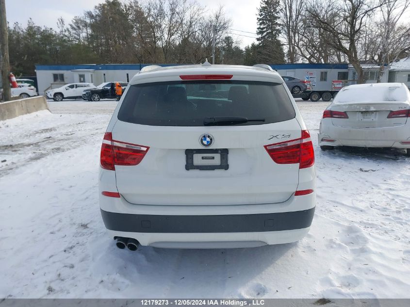 2014 BMW X3 VIN: 5UXWX9C59E0D41567 Lot: 12179273