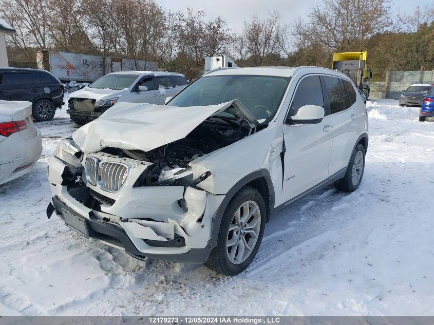 2014 BMW X3 VIN: 5UXWX9C59E0D41567 Lot: 12179273