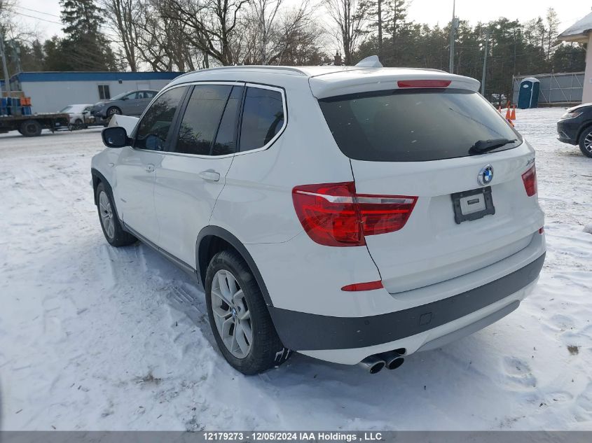 2014 BMW X3 VIN: 5UXWX9C59E0D41567 Lot: 12179273