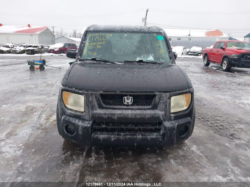 2003 Honda Element VIN: 5J6YH28523L801176 Lot: 12179661