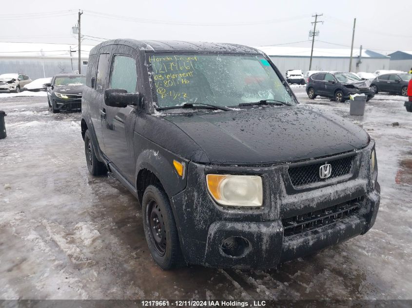 2003 Honda Element VIN: 5J6YH28523L801176 Lot: 12179661