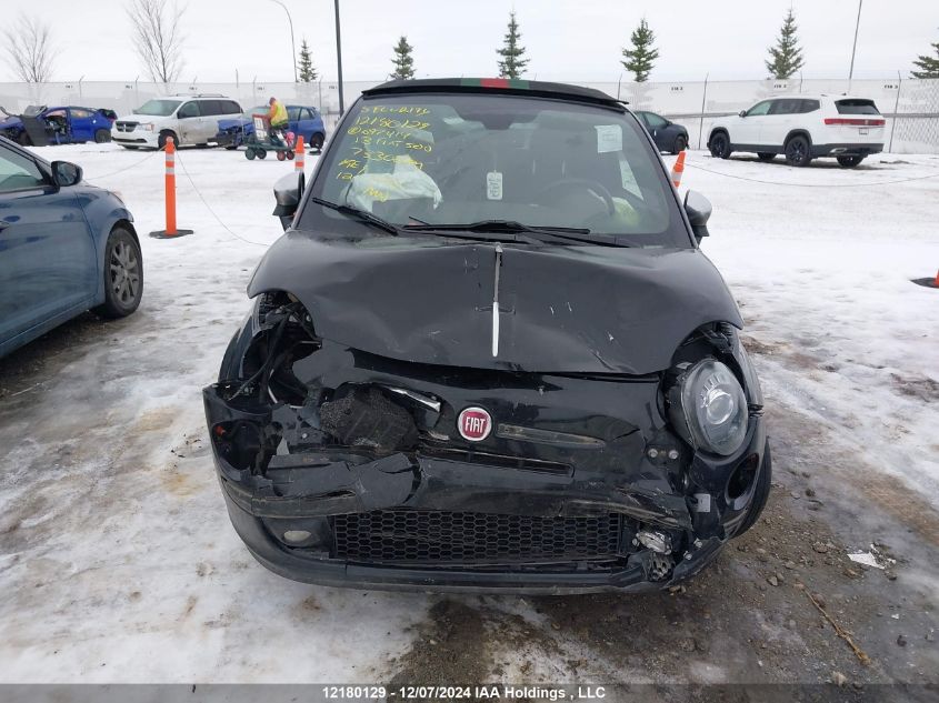 2013 Fiat 500 Lounge VIN: 3C3CFFER9DT697414 Lot: 12180129