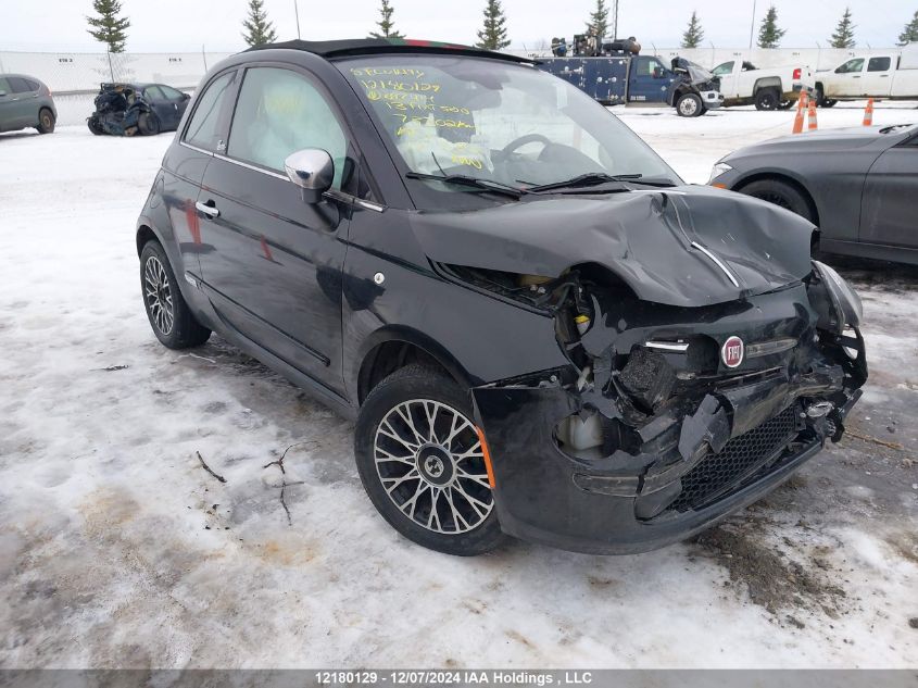 2013 Fiat 500 Lounge VIN: 3C3CFFER9DT697414 Lot: 12180129