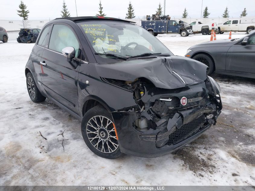 2013 Fiat 500 Lounge VIN: 3C3CFFER9DT697414 Lot: 12180129