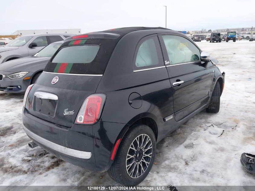 2013 Fiat 500 Lounge VIN: 3C3CFFER9DT697414 Lot: 12180129