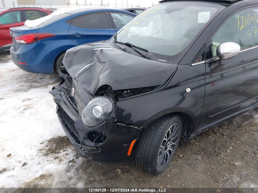 2013 Fiat 500 Lounge VIN: 3C3CFFER9DT697414 Lot: 12180129