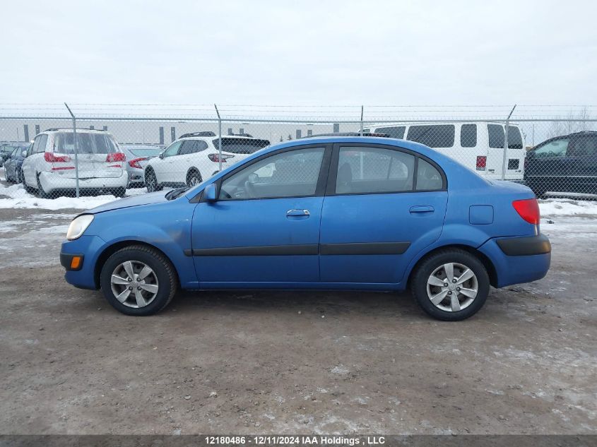 2008 Kia Rio VIN: KNADE123086297549 Lot: 12180486