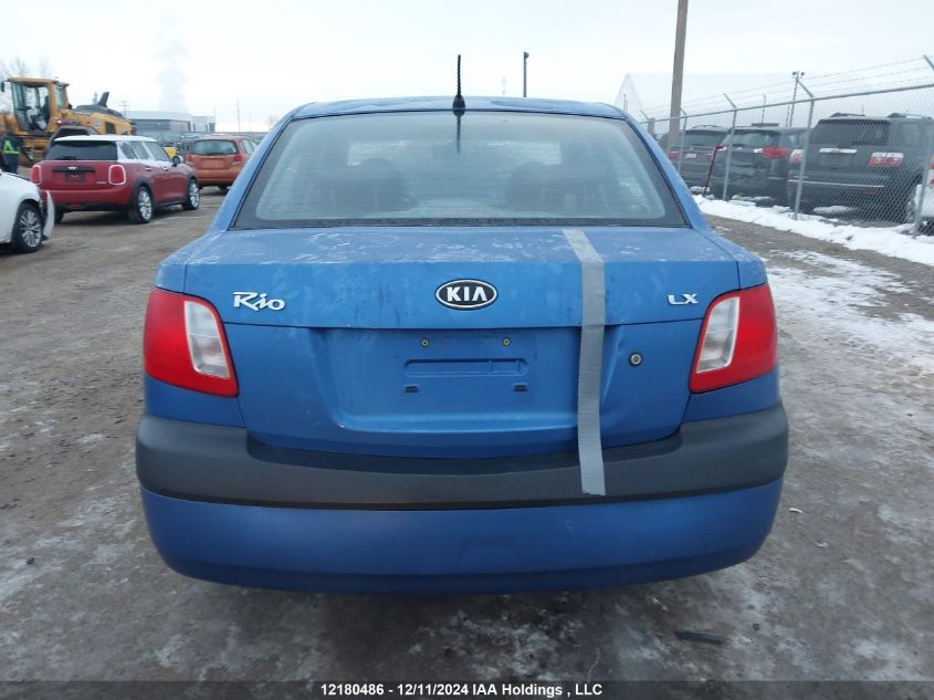 2008 Kia Rio VIN: KNADE123086297549 Lot: 12180486