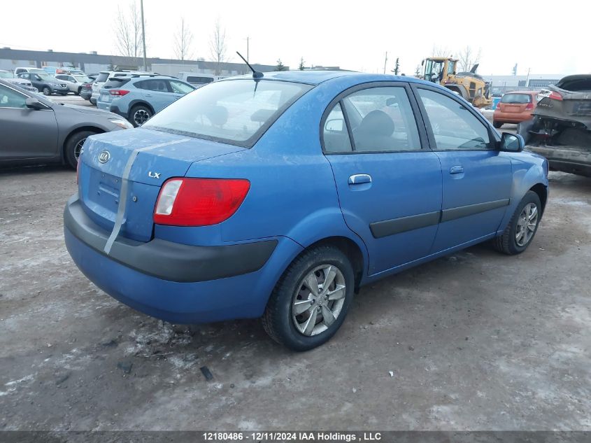 2008 Kia Rio VIN: KNADE123086297549 Lot: 12180486