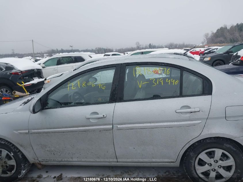 2009 Hyundai Accent Gls VIN: KMHCN45C79U319440 Lot: 12180676