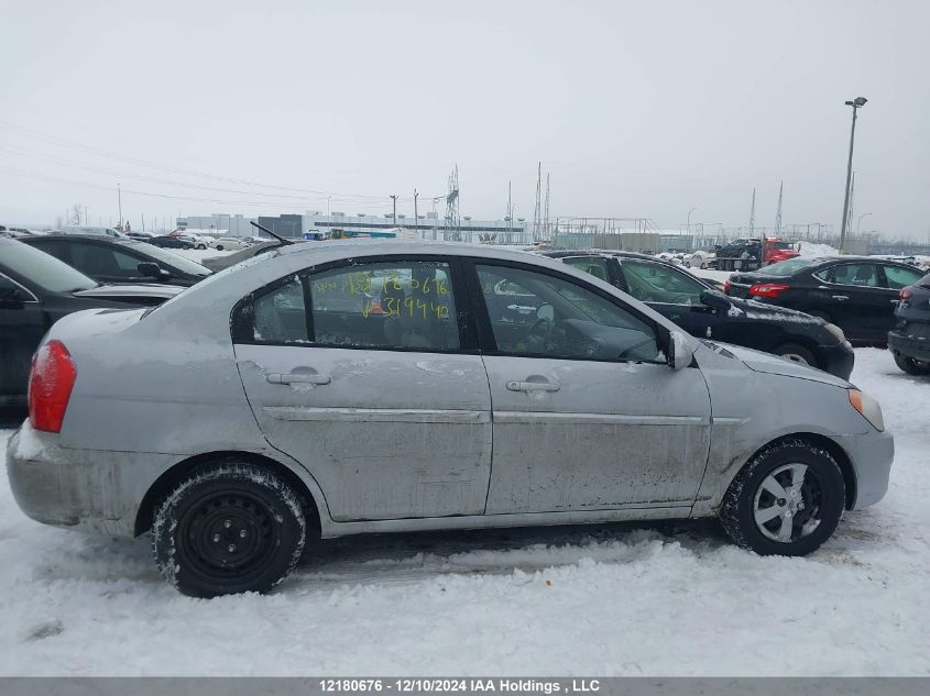 2009 Hyundai Accent Gls VIN: KMHCN45C79U319440 Lot: 12180676