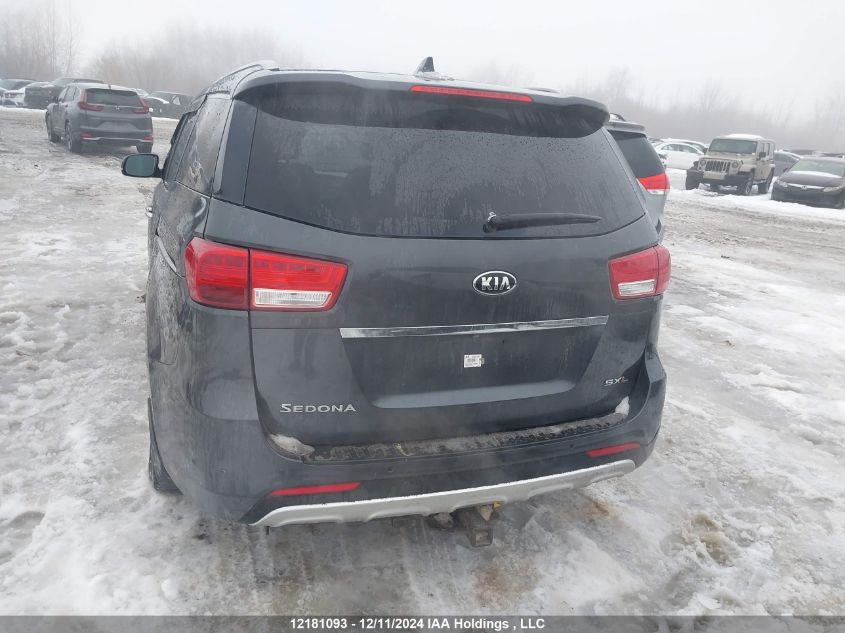 2018 Kia Sedona Sxl VIN: KNDME5C11J6368593 Lot: 12181093