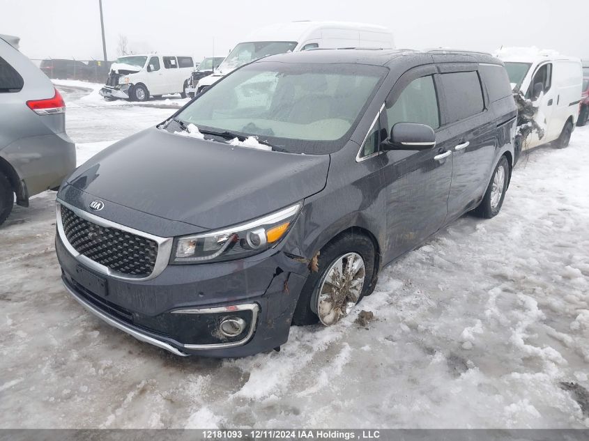 2018 Kia Sedona Sxl VIN: KNDME5C11J6368593 Lot: 12181093