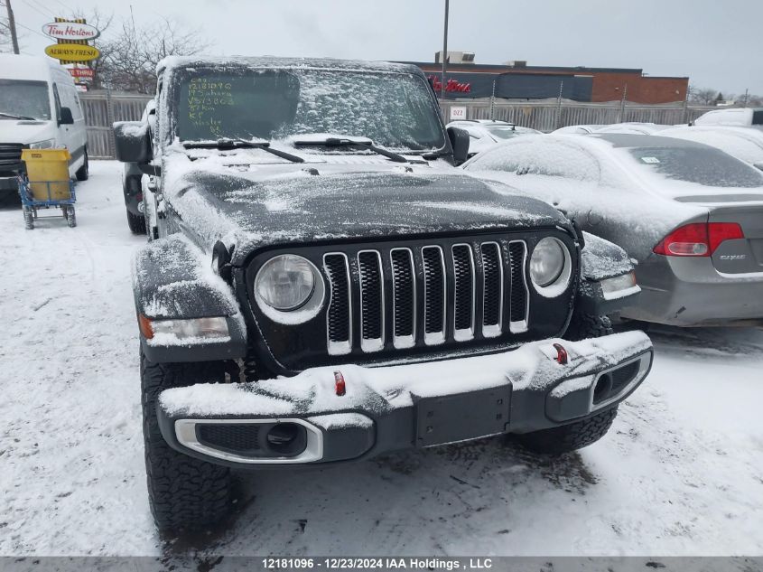 2019 Jeep Wrangler Unlimited Sahara VIN: 1C4HJXEG2KW543803 Lot: 12181096