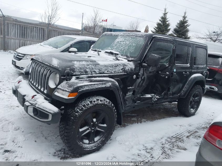 2019 Jeep Wrangler Unlimited Sahara VIN: 1C4HJXEG2KW543803 Lot: 12181096