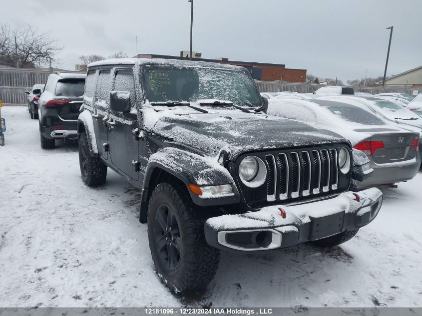 2019 Jeep Wrangler Unlimited Sahara VIN: 1C4HJXEG2KW543803 Lot: 12181096