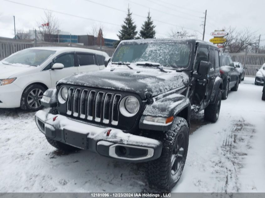 2019 Jeep Wrangler Unlimited Sahara VIN: 1C4HJXEG2KW543803 Lot: 12181096