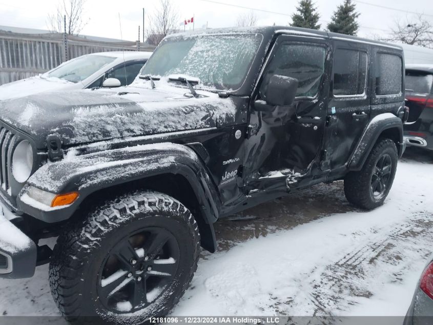 2019 Jeep Wrangler Unlimited Sahara VIN: 1C4HJXEG2KW543803 Lot: 12181096