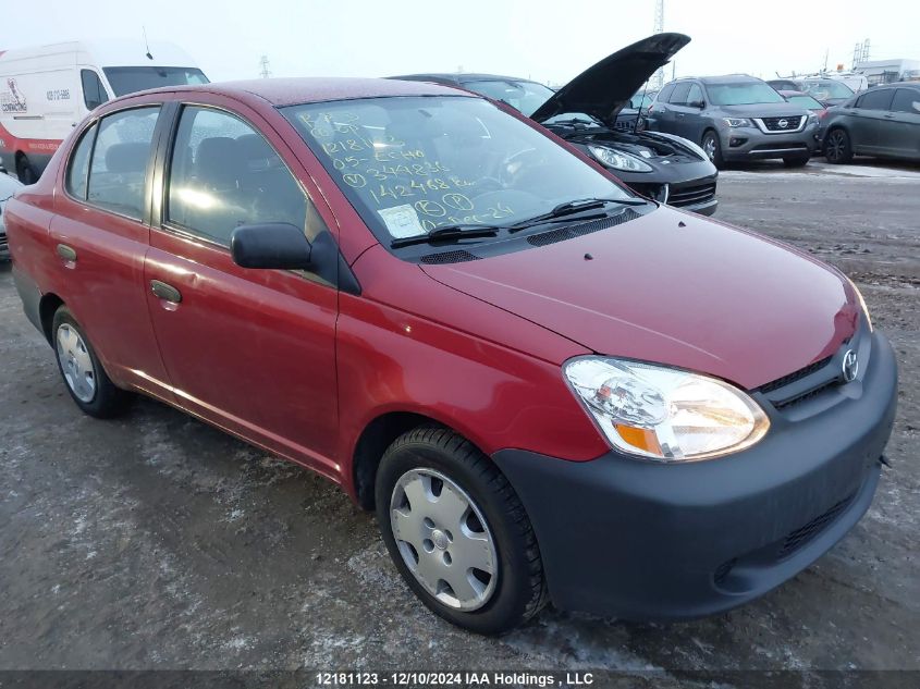 2005 Toyota Echo VIN: JTDBT123050344836 Lot: 12181123