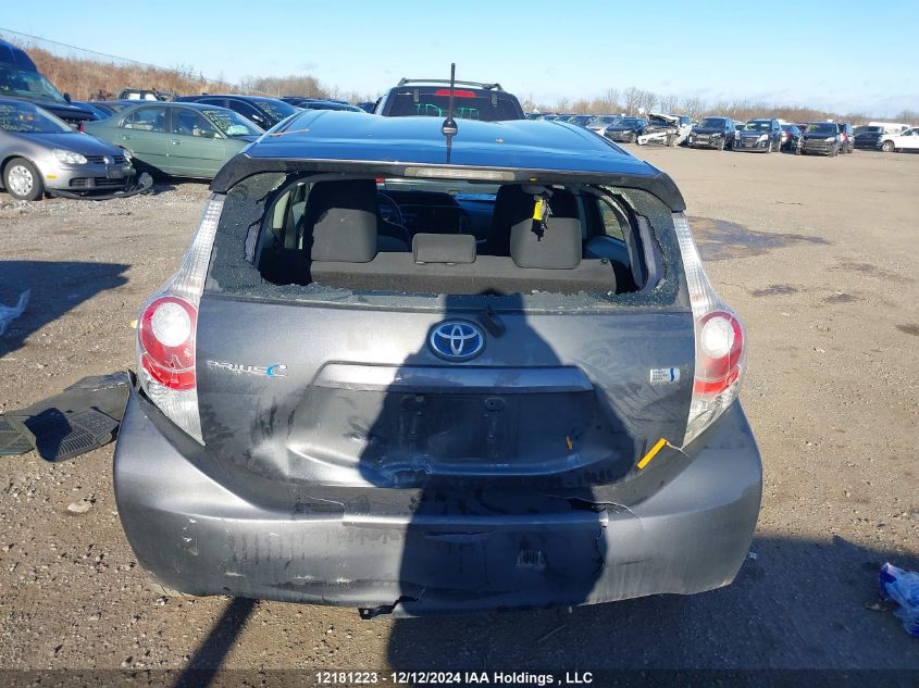 2014 Toyota Prius C Technology VIN: JTDKDTB35E1557722 Lot: 12181223