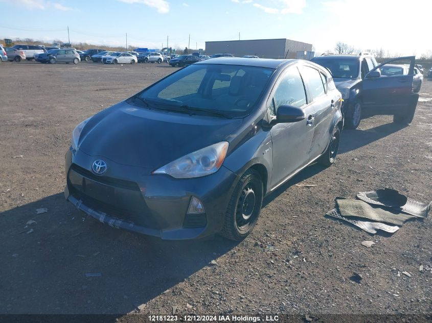 2014 Toyota Prius C Technology VIN: JTDKDTB35E1557722 Lot: 12181223