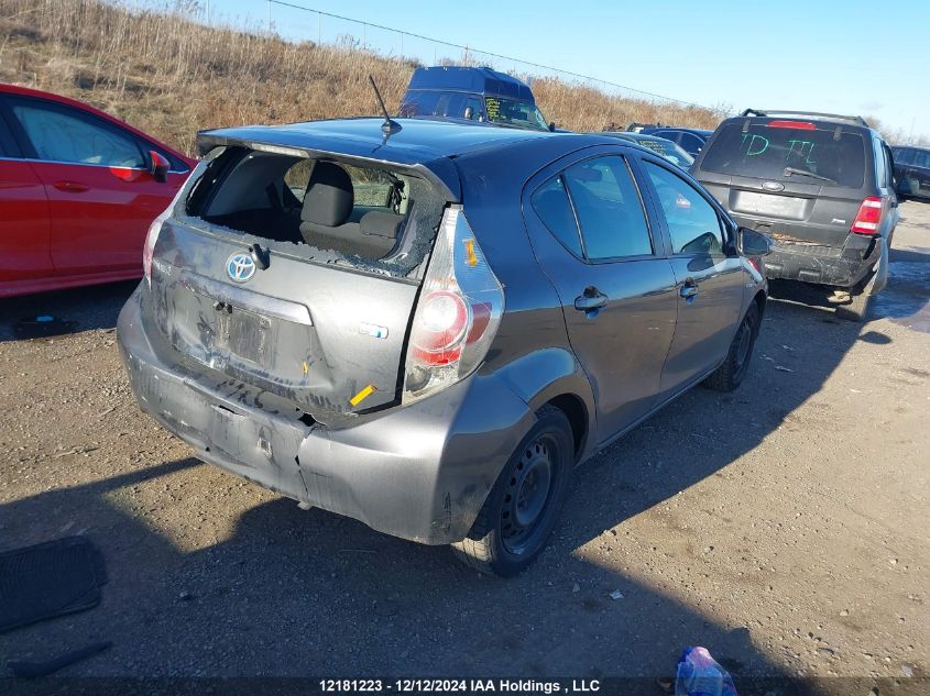 2014 Toyota Prius C Technology VIN: JTDKDTB35E1557722 Lot: 12181223