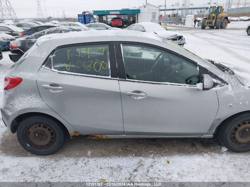 2011 Mazda Mazda2 VIN: JM1DE1HY4B0106800 Lot: 12181267