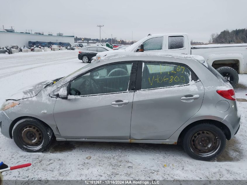 2011 Mazda Mazda2 VIN: JM1DE1HY4B0106800 Lot: 12181267