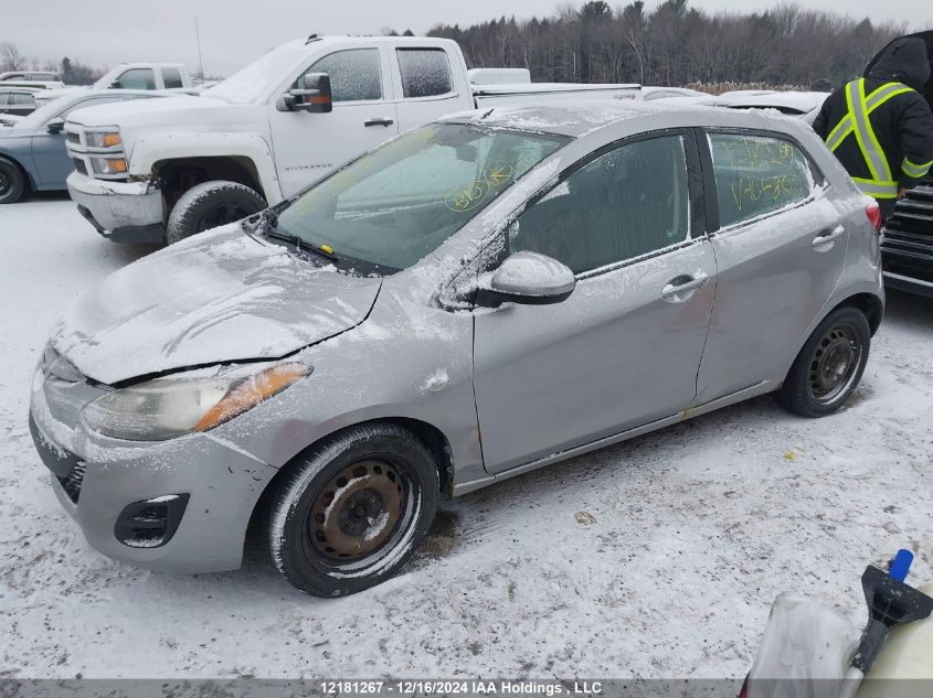 2011 Mazda Mazda2 VIN: JM1DE1HY4B0106800 Lot: 12181267