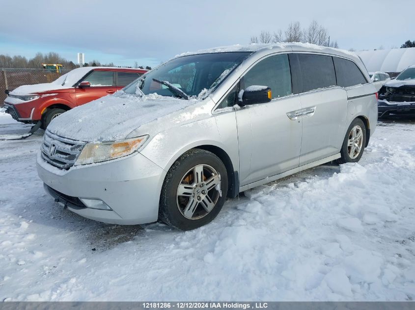 2011 Honda Odyssey Touring VIN: 5FNRL5H97BB507223 Lot: 12181286